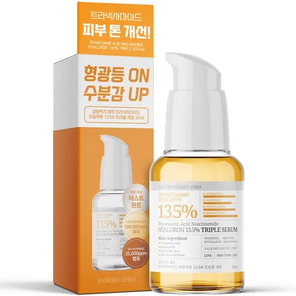 살림백서 제로 트라넥삼산 나이아신 히알루론 13.5% 트리플세럼 30ml 1개 8,900원