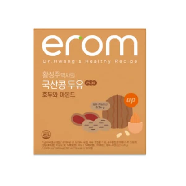 이롬 황성주박사의 국산콩 두유 PLUS 호두와 아몬드 190ml 16개 15,000원