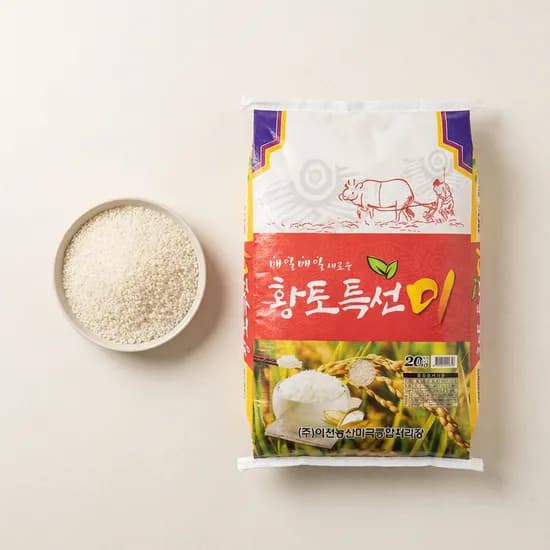 이천농산 황토특선미 2026년 햅쌀 상등급 20kg 1개