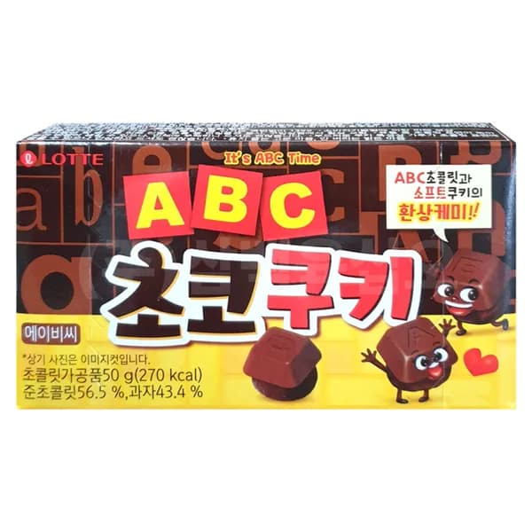 ABC 초코 쿠키 50g 2개 5,200원