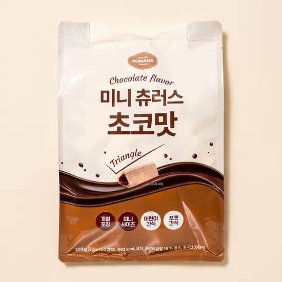 로마나 미니 츄러스 초코맛 200g 100개입 4개 15,800원