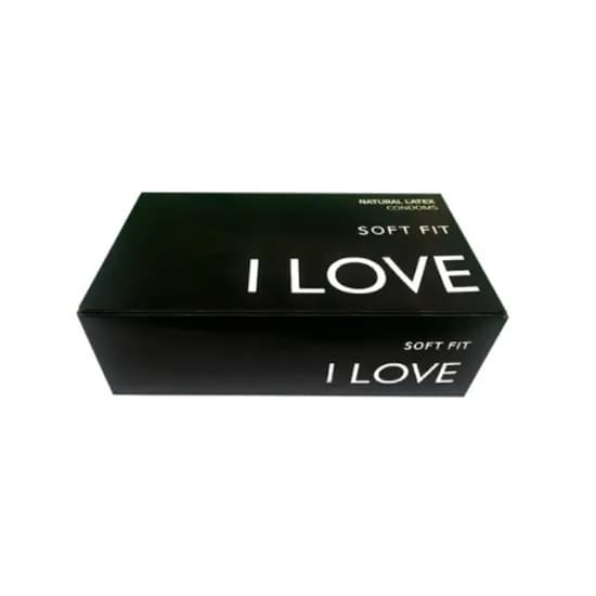 I LOVE 라텍스 소프트 핏 초박형 콘돔 0.03 100개입 1박스