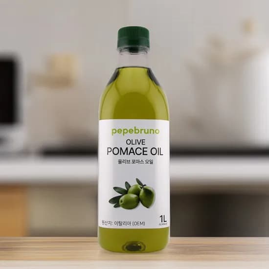 페페브루노 올리브 포마스 오일, 1L, 1개