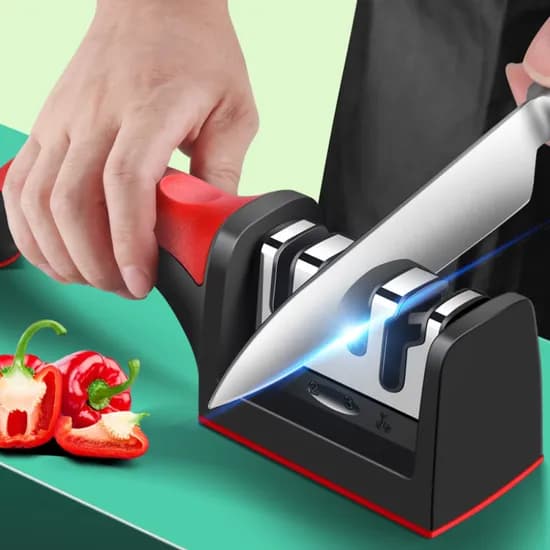 3단 칼갈이 샤프너 블랙 3개