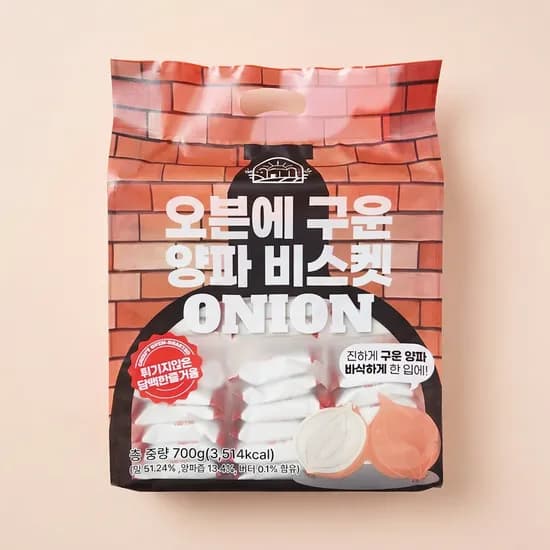 오븐에 구운 양파 비스켓 700g 1개