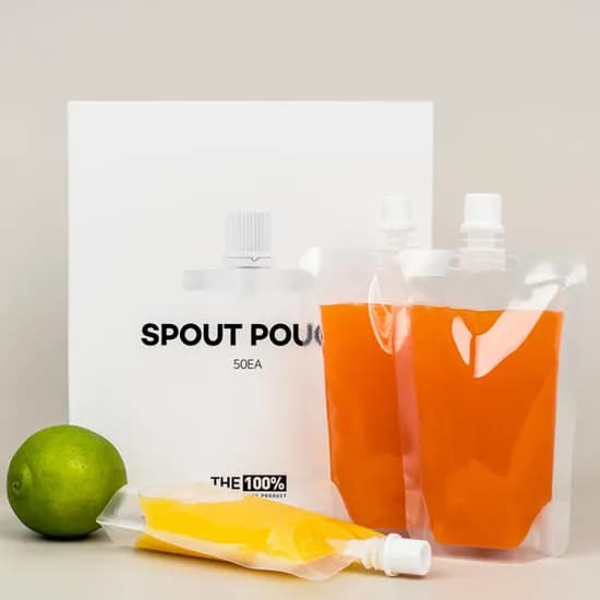 THE100% 스파우트 파우치, 9파이, 150ml, 50매