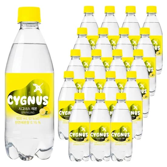 시그너스 탄산수 레몬, 500ml, 20개
