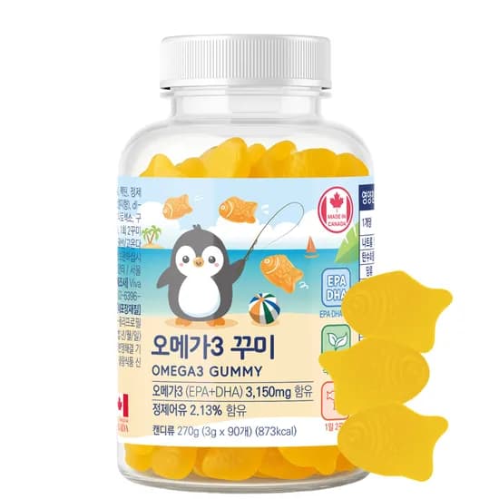 네이처그랜드 어린이 키즈 오메가3 꾸미 3g 90개입 1병