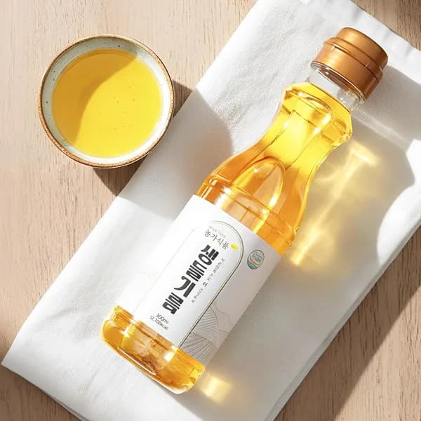 농가 저온압착 생들기름 300ml 1병