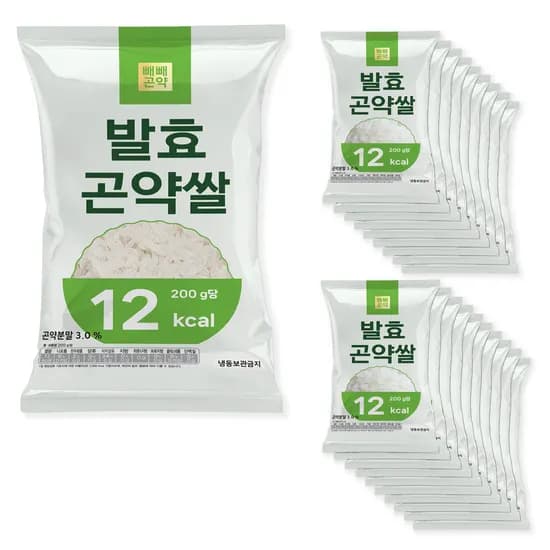 빼빼곤약 발효곤약쌀 200g 20개