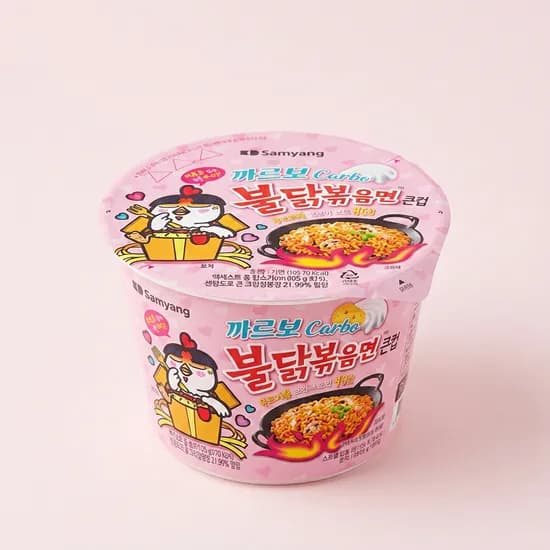 삼양 까르보불닭볶음면 큰컵 105g 16개