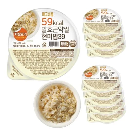빼고비움 발효곤약쌀현미밥39 150g 10개
