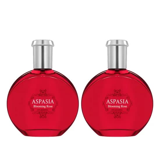 아스파시아 오데 퍼퓸 포 우먼, 블루밍 로즈, 50ml, 2개
