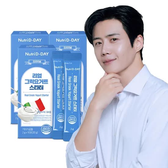 뉴트리디데이 오리지널 리얼 그릭요거트 스타터, 20g, 10포, 3개