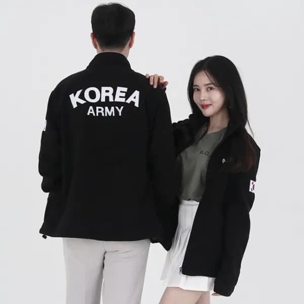 에이밀리 ROKA 올자수 후리스 기모 블랙 100