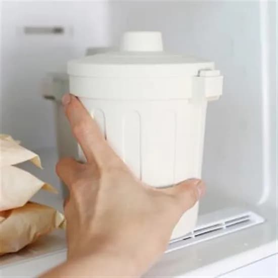 음식물쓰레기 냉동고 통, 아이보리, 1L, 1개