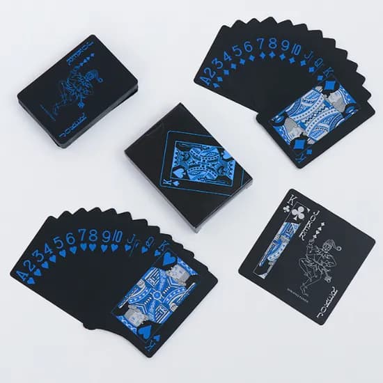 큰나무 PVC 트럼프카드, 불루블랙, 1개