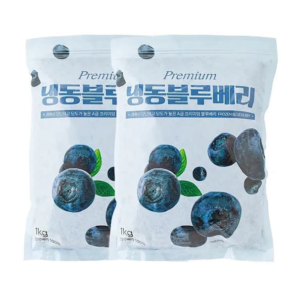 아토 프리미엄 냉동 블루베리 1kg 2개 15,600원
