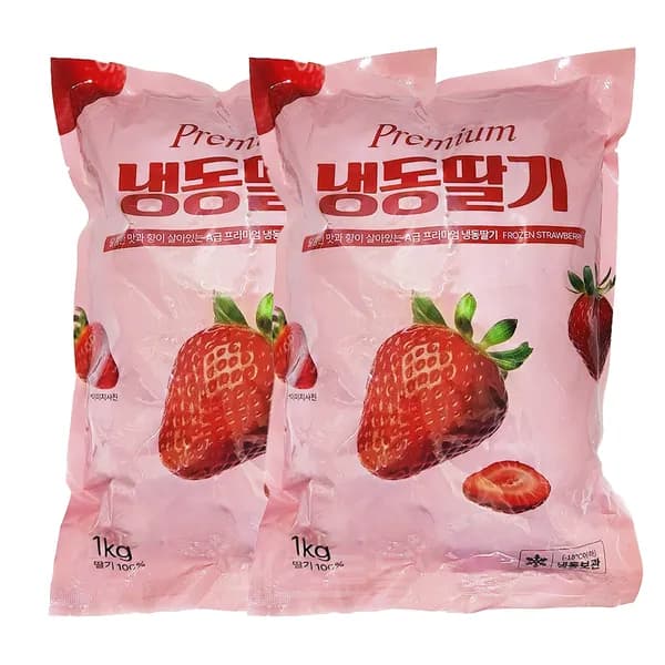 프리미엄 냉동 딸기 1kg 2개 10,750원