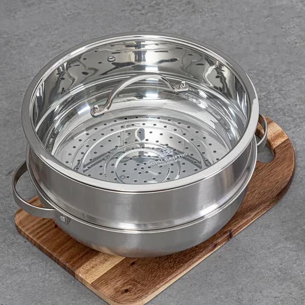 로얄 그래프톤 2 in 1 스테인레스 IH 2단 찜솥냄비 28cm 1개 22,820원