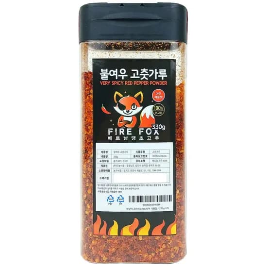 크러쉬드 레드페퍼 아주 매운 330g 1개