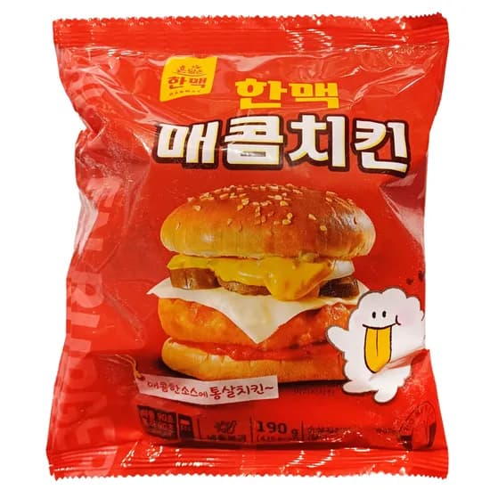 한맥 매콤치킨버거 190g 5개