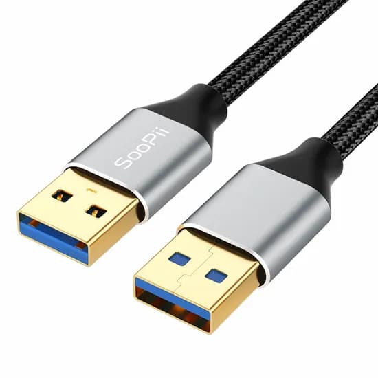 Soopii USB 3.0 A타입 5Gbps A to A 케이블, S49A, 1.5m, 1개