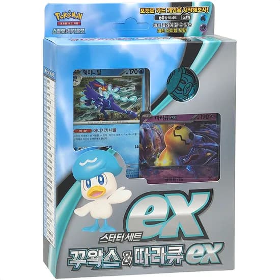 포켓몬카드 스타터세트 꾸왁스 따라큐EX, 1개