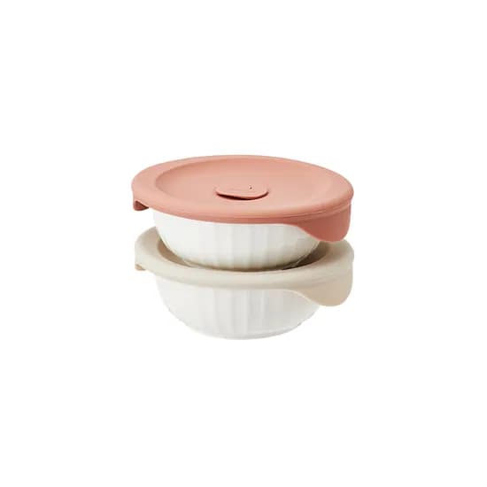 락앤락 바로 한끼 도자기 밥용기, 355ml, 2개입, 1개