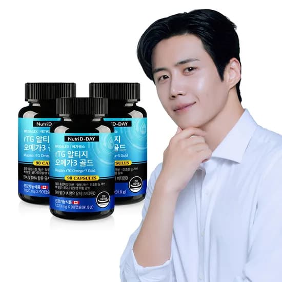 뉴트리디데이 메가렉스 rTG 오메가3 골드 1020mg 3개 28,900원
