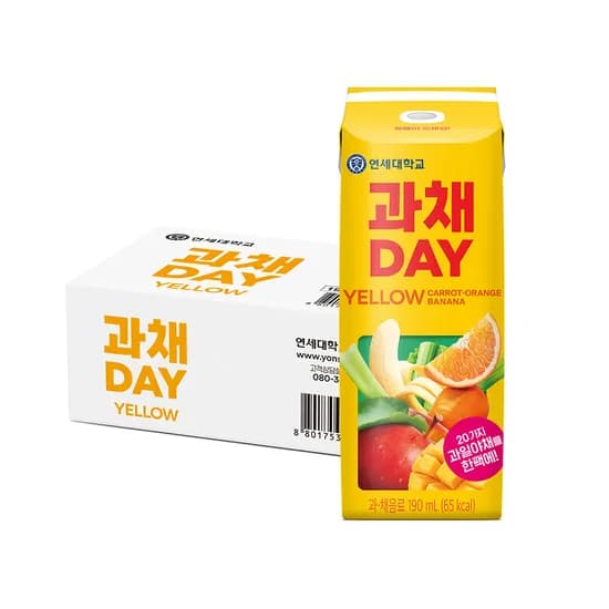연세 과채데이 옐로우 190ml 24개