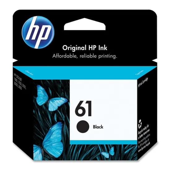 HP 잉크 CH561WA NO.61 BK 190매 Deskjet, 기본, 1개