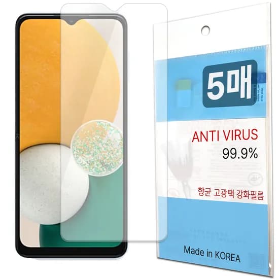레드울프 강화 액정보호필름, 5매, 갤럭시와이드6 (A136), 1개
