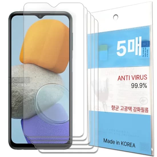 레드울프 강화 핸드폰 액정보호필름 갤럭시버디2 (M236) 5매