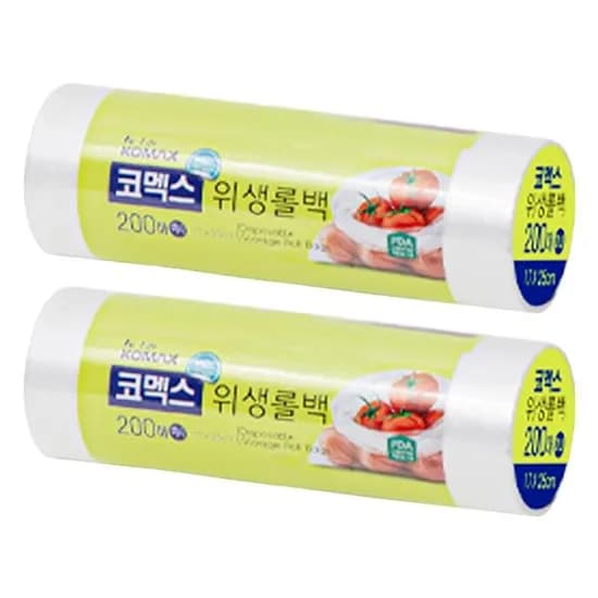 코멕스 위생롤백, 미니, 200매, 2개