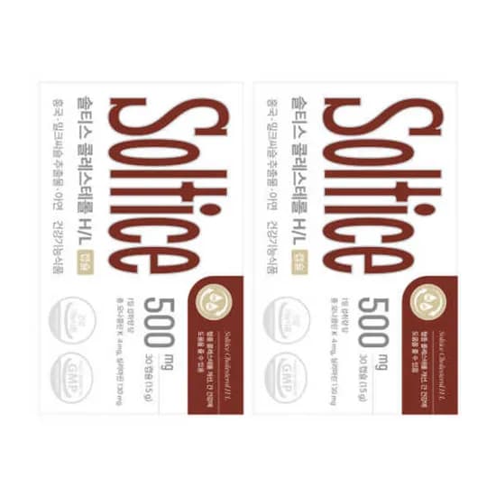 솔티스 콜레스테롤 H/L 500mg 30캡슐 2박스