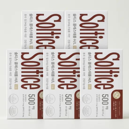 솔티스 콜레스테롤 H/L 500mg 30캡슐 5박스