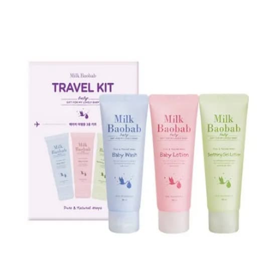 밀크바오밥 베이비 여행용 3종 키트, 70ml, 1세트
