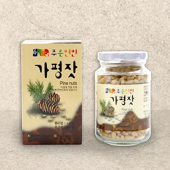 가평군농협 유기농 가평잣 실속 1호 140g 1개입 1세트