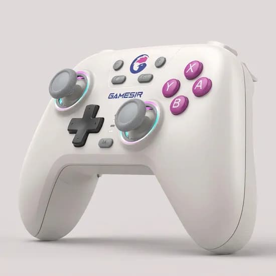GameSir 무선 게임패드, T4N, 닌텐도 스위치, iOS, 안드로이드, 레트로 화이트, 1개