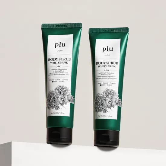플루 바디스크럽 화이트 머스크 200g 2개