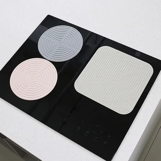 퀴진드마망 실리콘 인덕션 보호매트 그레이 크림화이트 원형25 2개 15,900원