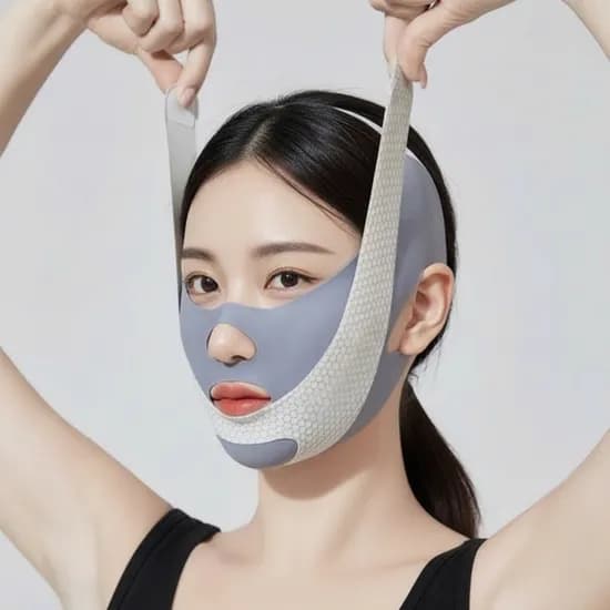 브이라인 얼굴 리프팅밴드 그레이 1개