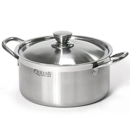 키친아트 퀸즈 통3중 IH 스텐304 양수냄비 20cm 1개
