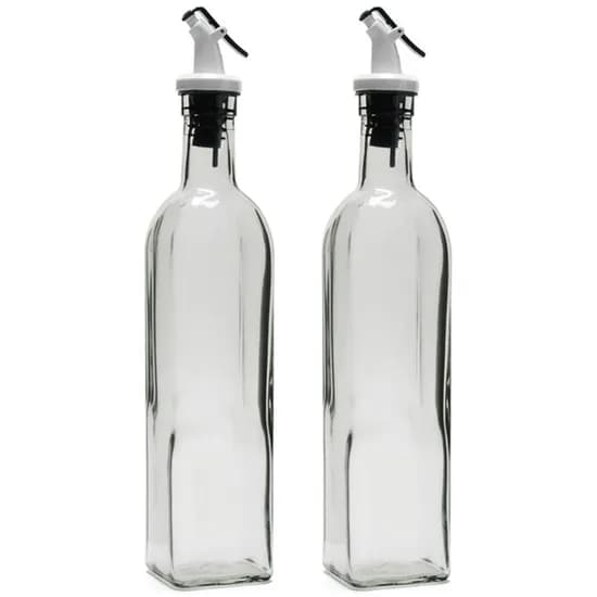 시노글라스 사각 오일병 블랙 500ml 2개