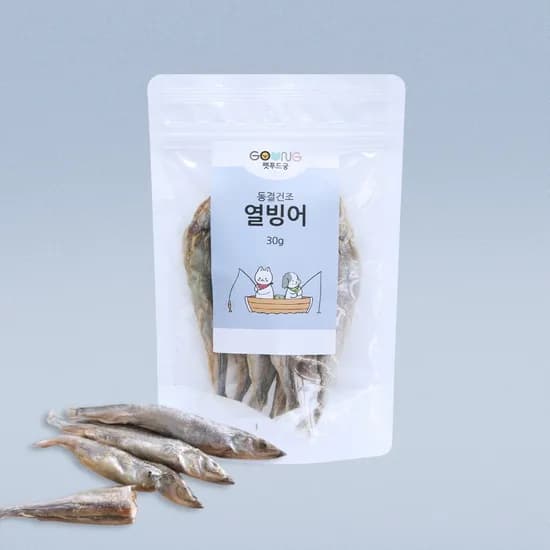 펫푸드궁 동결건조 열빙어 트릿, 국내산, 열빙어, 30g, 1봉