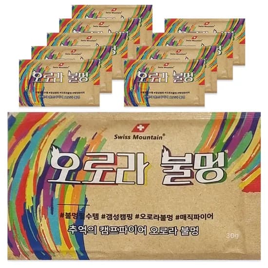 스위스마운틴 오로라불멍 30g 10개입 1개