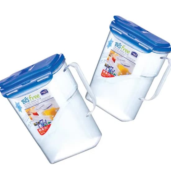 락앤락 비스프리 손잡이물병, 투명, 1.7L, 2개
