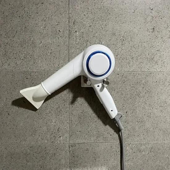 드라이기 거치대 실버 1개
