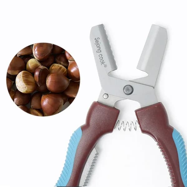 밤칼 밤가위 SJ137 혼합색상 전체길이 190mm 칼날길이 30mm 1개